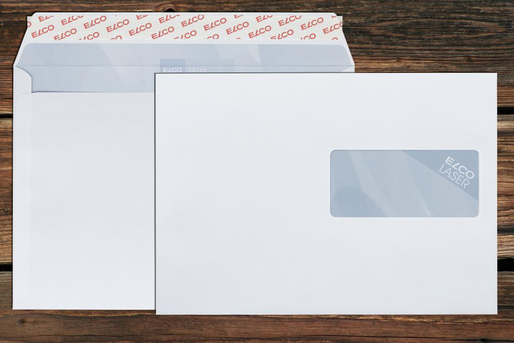 Briefhüllen mit Fenster C5 162x229 mm Haftklebend Hochweiß 100 g/qm Lasergeeignet